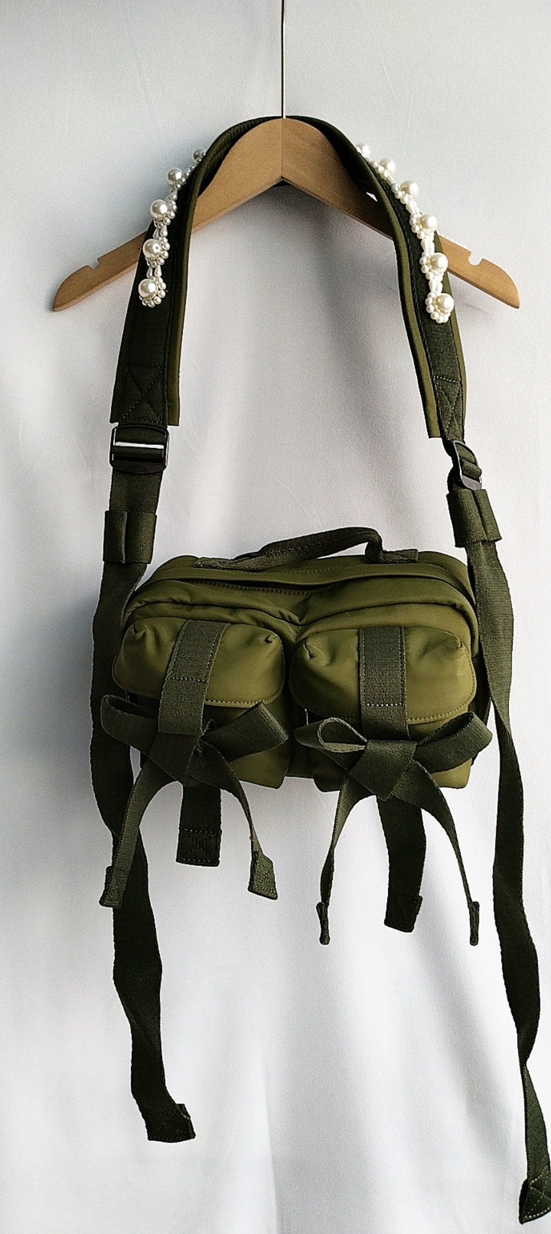 Nylon Shoulder Messenger Bag 58A220