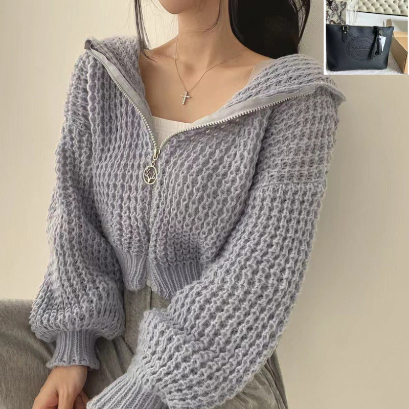 Knitted Cardigan Sweater Jacket SA376