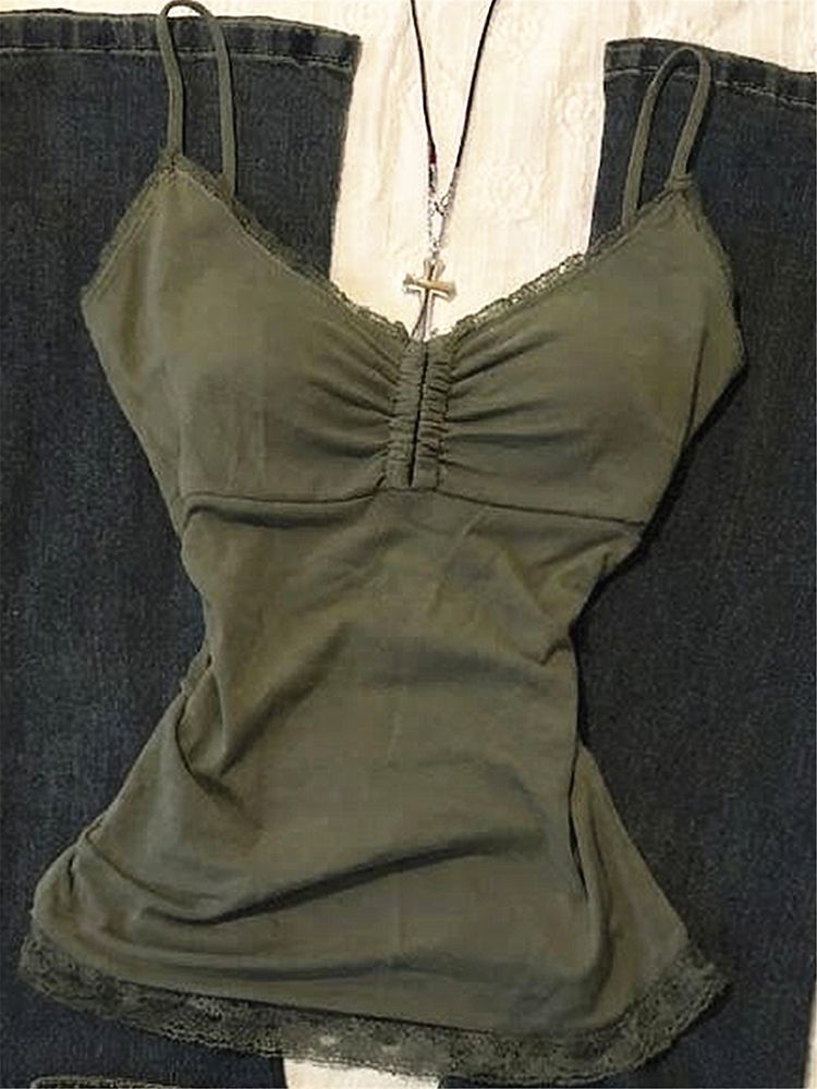 Green Lace Vest SA902