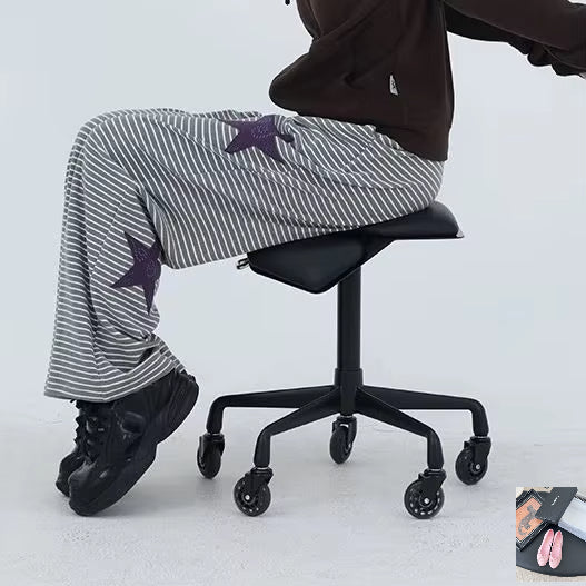 Purple Star Patchwork Soft Straight Pants SA247/SA269