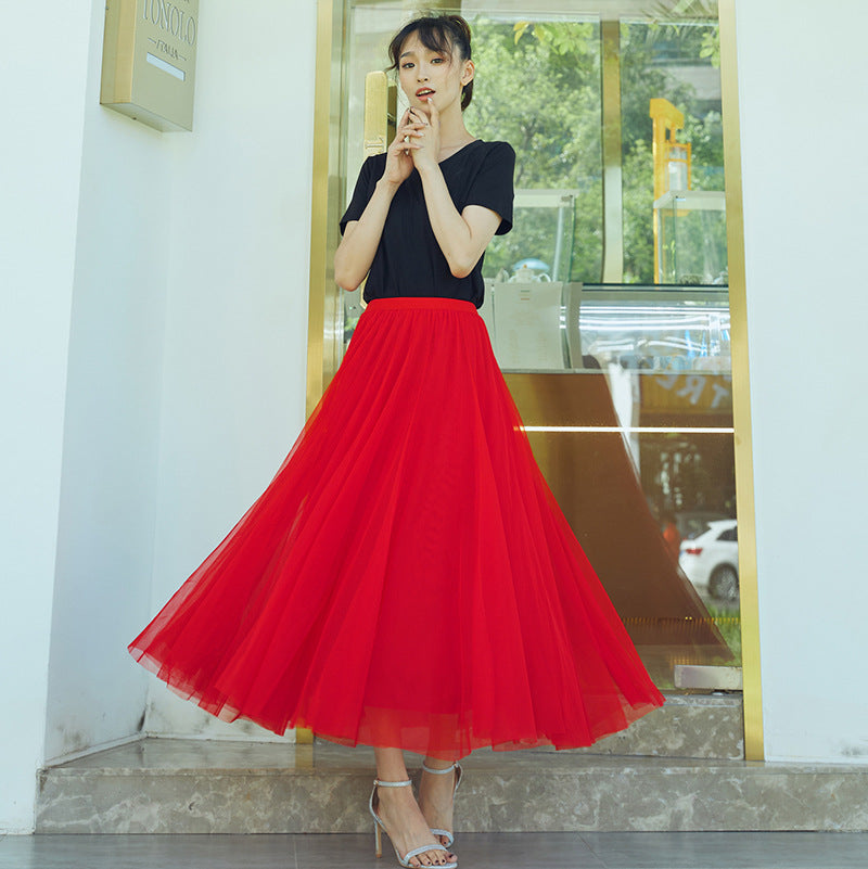 A Mesh Skirt 69A688