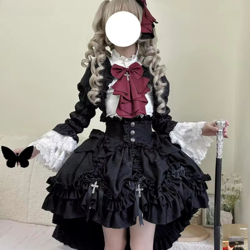 Victorian Gothic Lolita Dress Set SA156