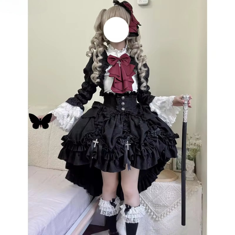 Victorian Gothic Lolita Dress Set SA156