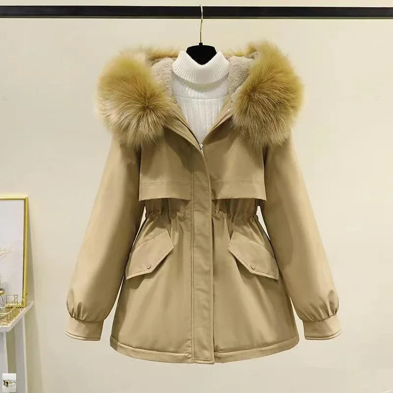 Hooded Long Sleeve Jacket Casual Mujer