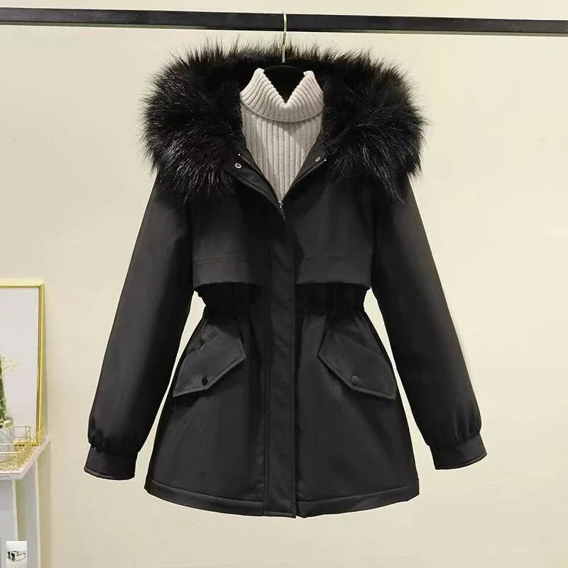 Hooded Long Sleeve Jacket Casual Mujer