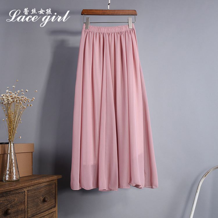 Large Size A-shaped Skirt Beach Skirt 69A683