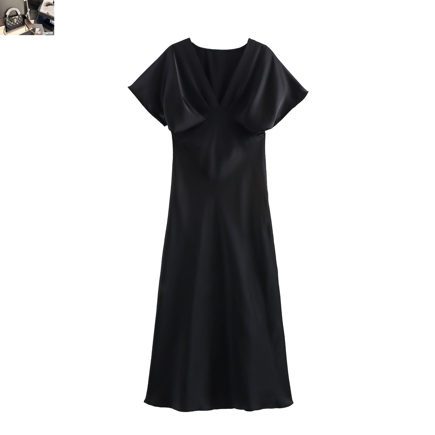 V-neck Midi Dress SA324