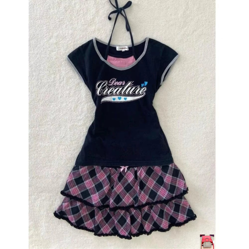 Vintage Subculture Punk Short-sleeved T-shirt SA126