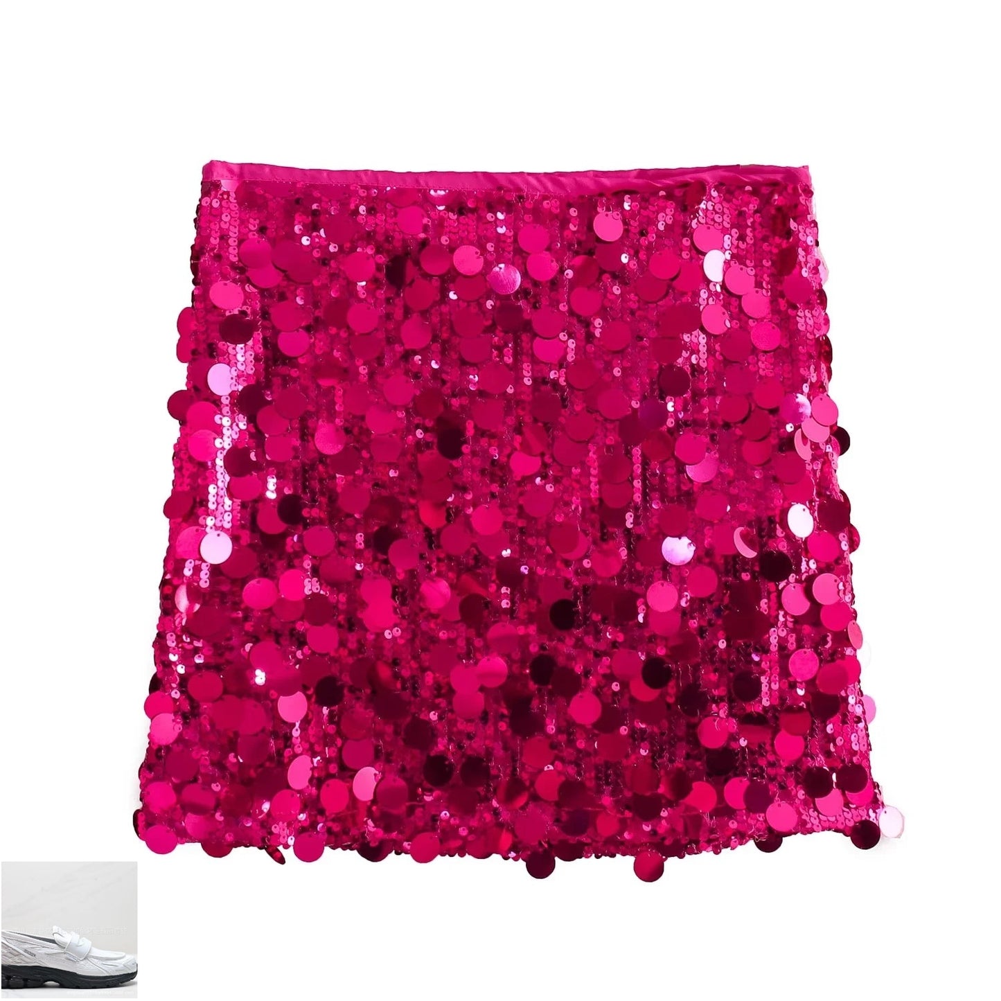 Buttocks Sequined Mini Skirt Women SA335