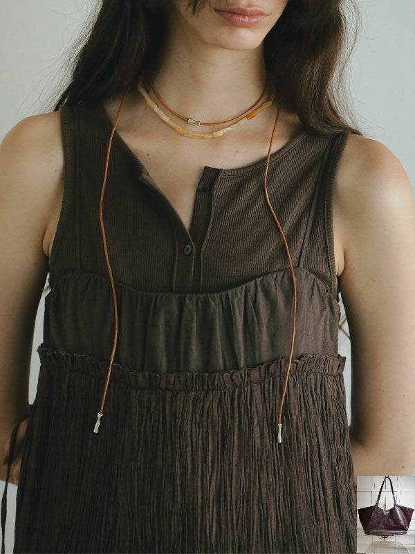 Suspender Dress Loose Long Dress SA360