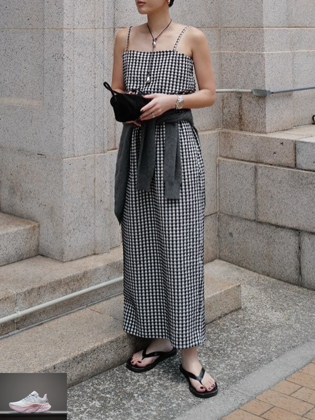 Suspender dress loose and thin dress SA364