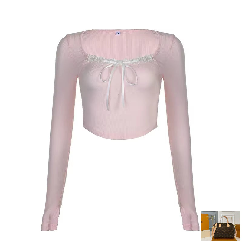 Sweet American Popular Slim Summer Girl Tops SA195/SA198