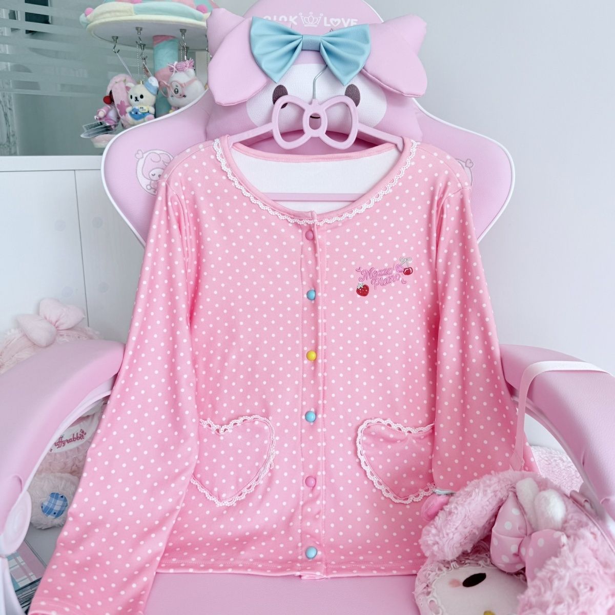 Summer Japanese Style Fresh Polka Dot Cardigan SAB085/SAB086/SAB087