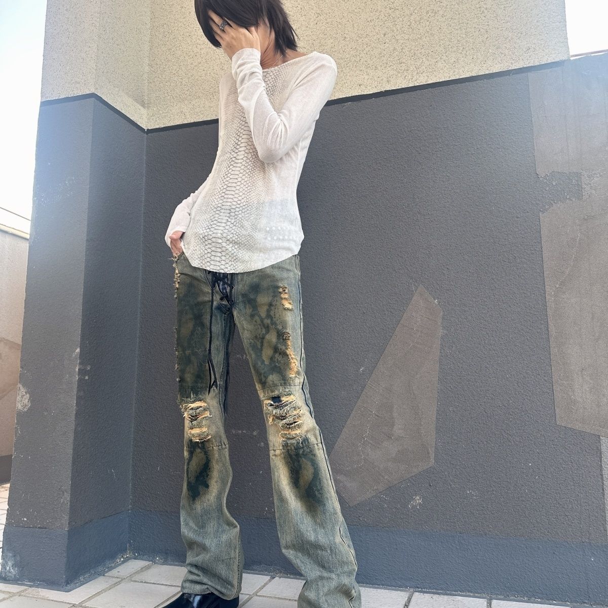 Printed Long-sleeved T-shirt SA793