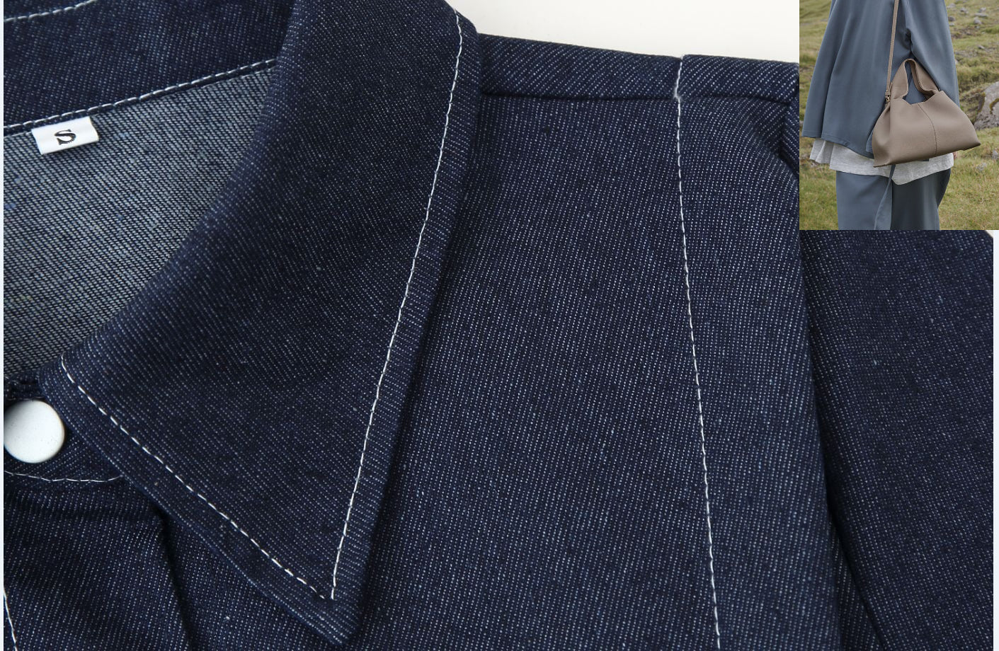 Single-breasted Denim Suit SA425/SA426
