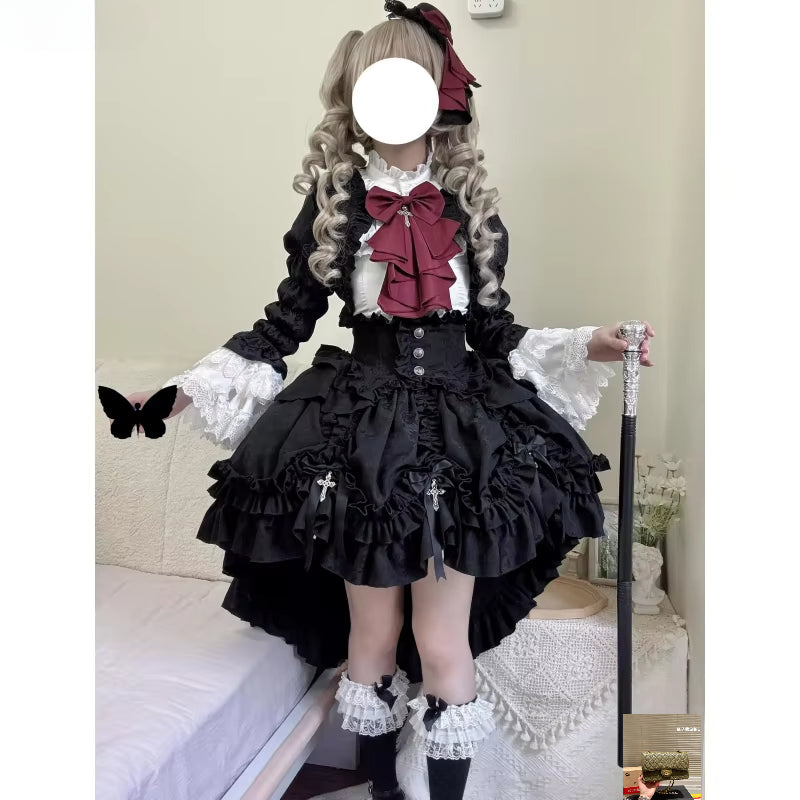 Victorian Gothic Lolita Dress Set SA156