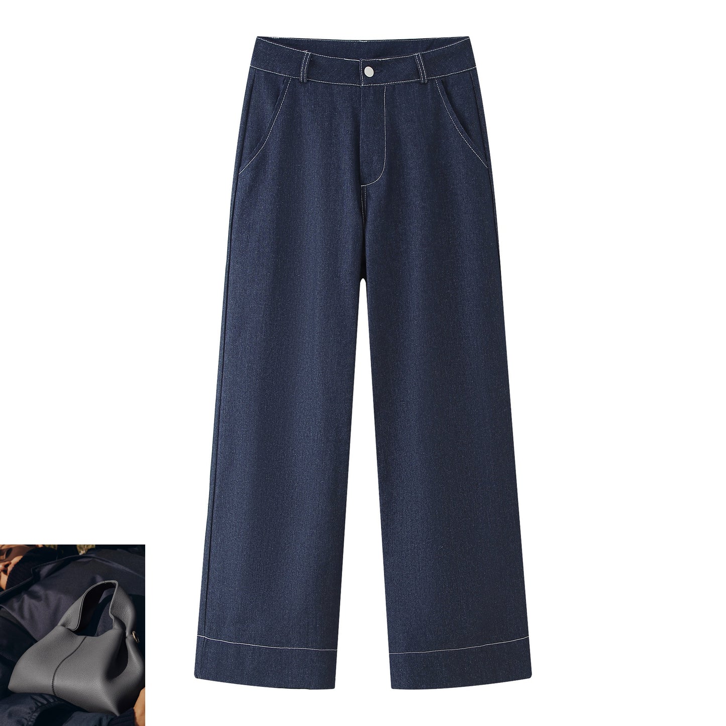 Single-breasted Denim Suit SA425/SA426