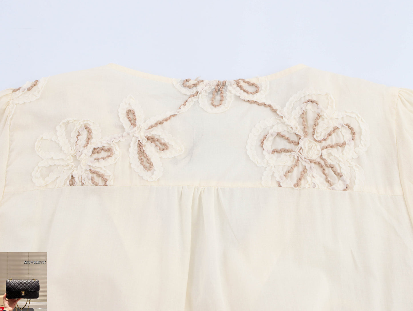 Flower Embroidered Mini Dress SA325