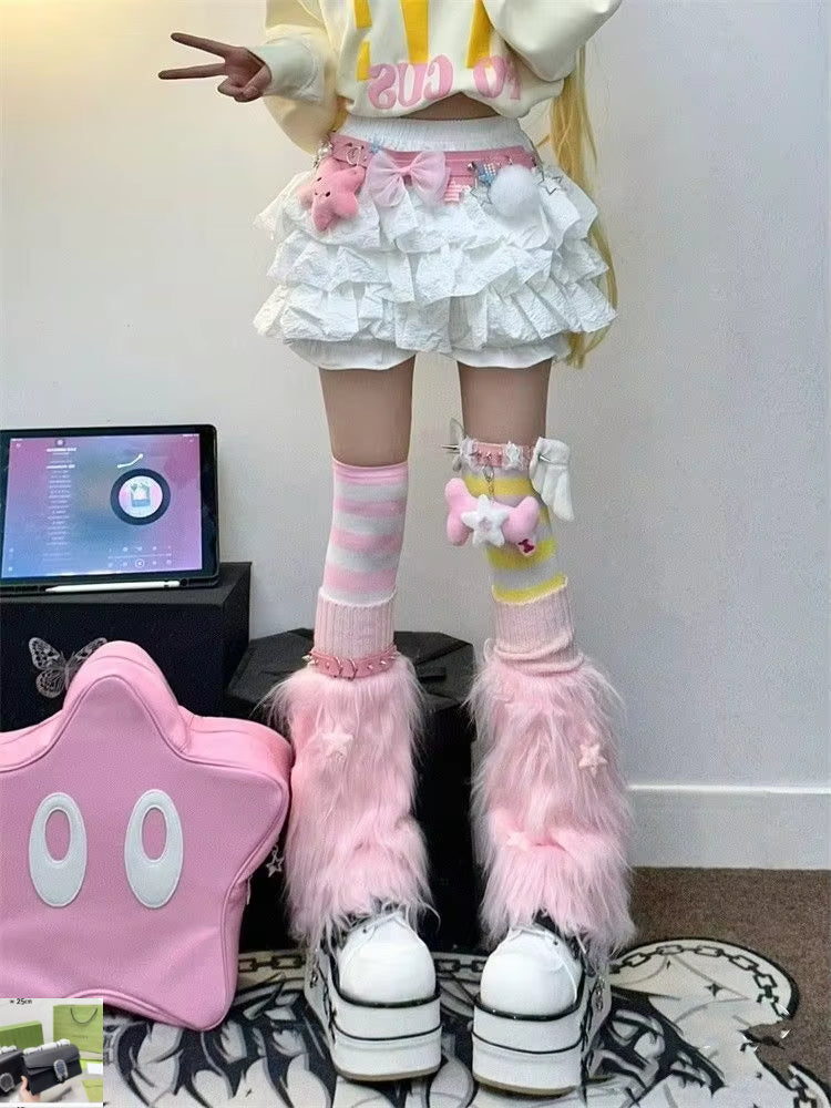 Japanese Pumpkin Puffy Cake Soft Girl Skirts SA254/SA255