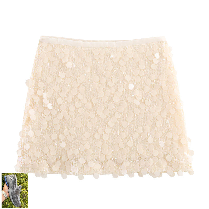 Buttocks Sequined Mini Skirt Women SA335