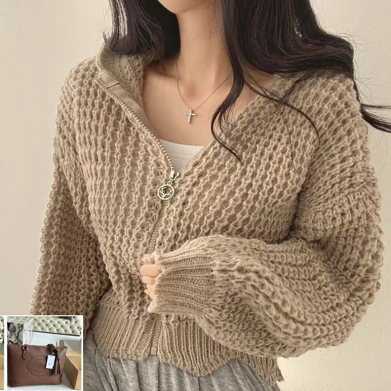 Knitted Cardigan Sweater Jacket SA376