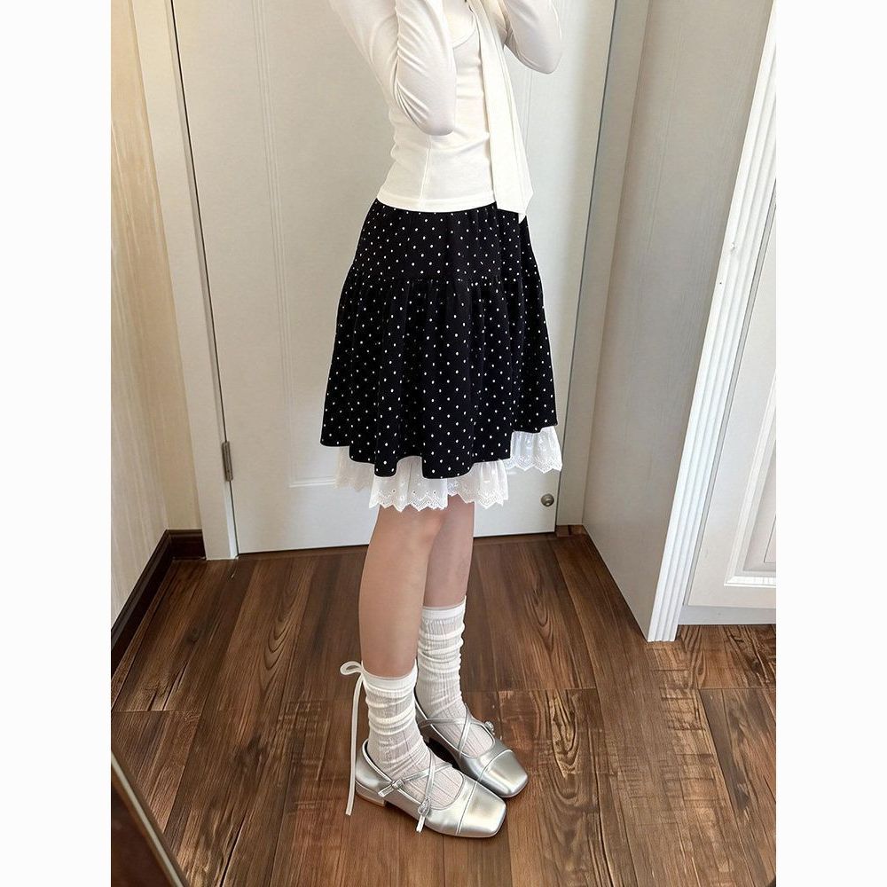 Women's Polka Dot Skirt SA947