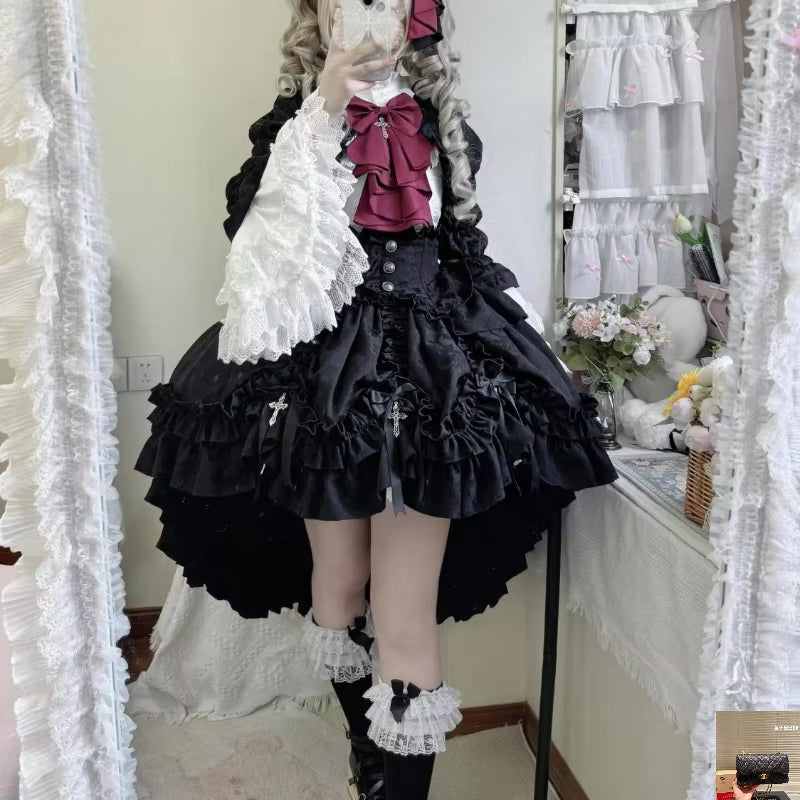 Victorian Gothic Lolita Dress Set SA156