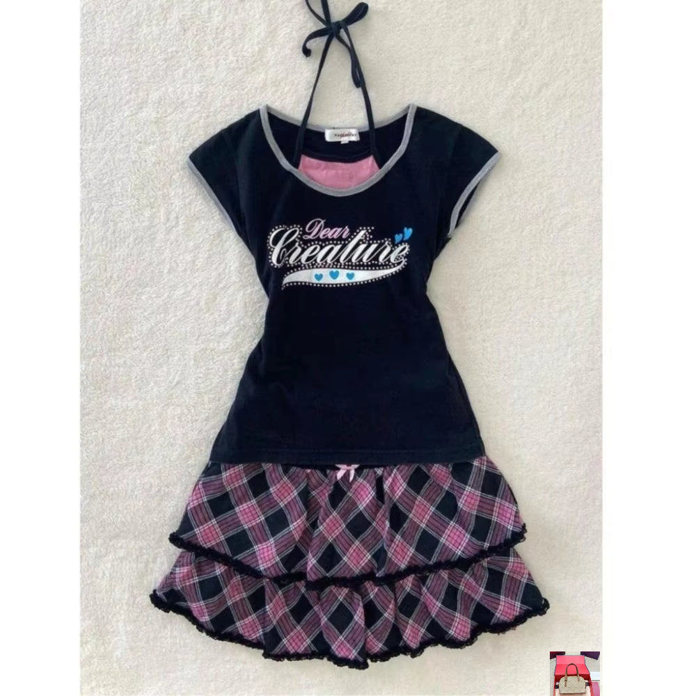 Vintage Subculture Punk Short-sleeved T-shirt SA126