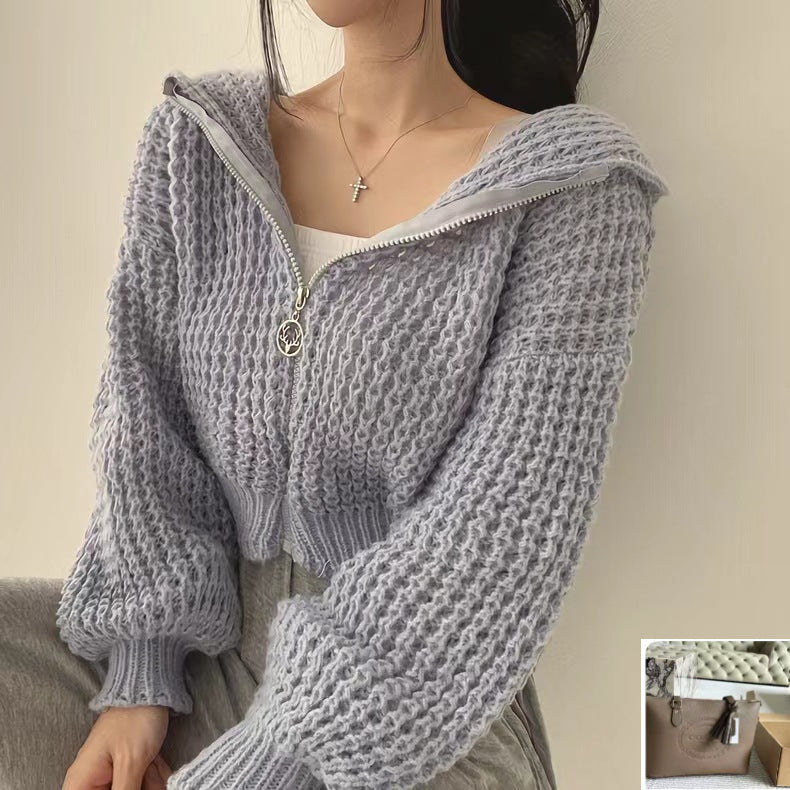 Knitted Cardigan Sweater Jacket SA376
