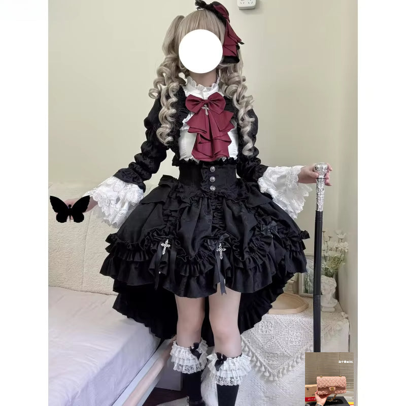 Victorian Gothic Lolita Dress Set SA156