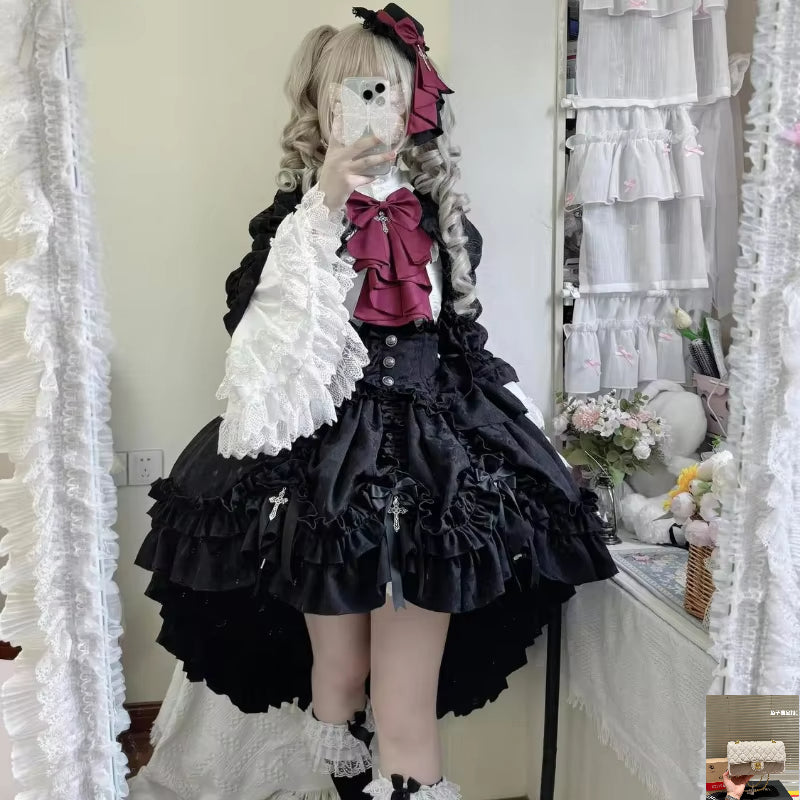 Victorian Gothic Lolita Dress Set SA156