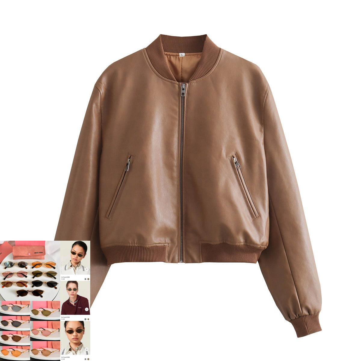 Leather Casual Jacket SA407