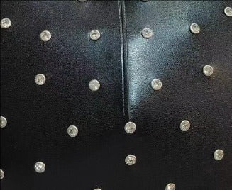 Casual All-match PU Leather Jackets Turn-down Collar Long Sleeve Loose Zipper Coats 2024 New Y2k Aesthetic Punk Outwears