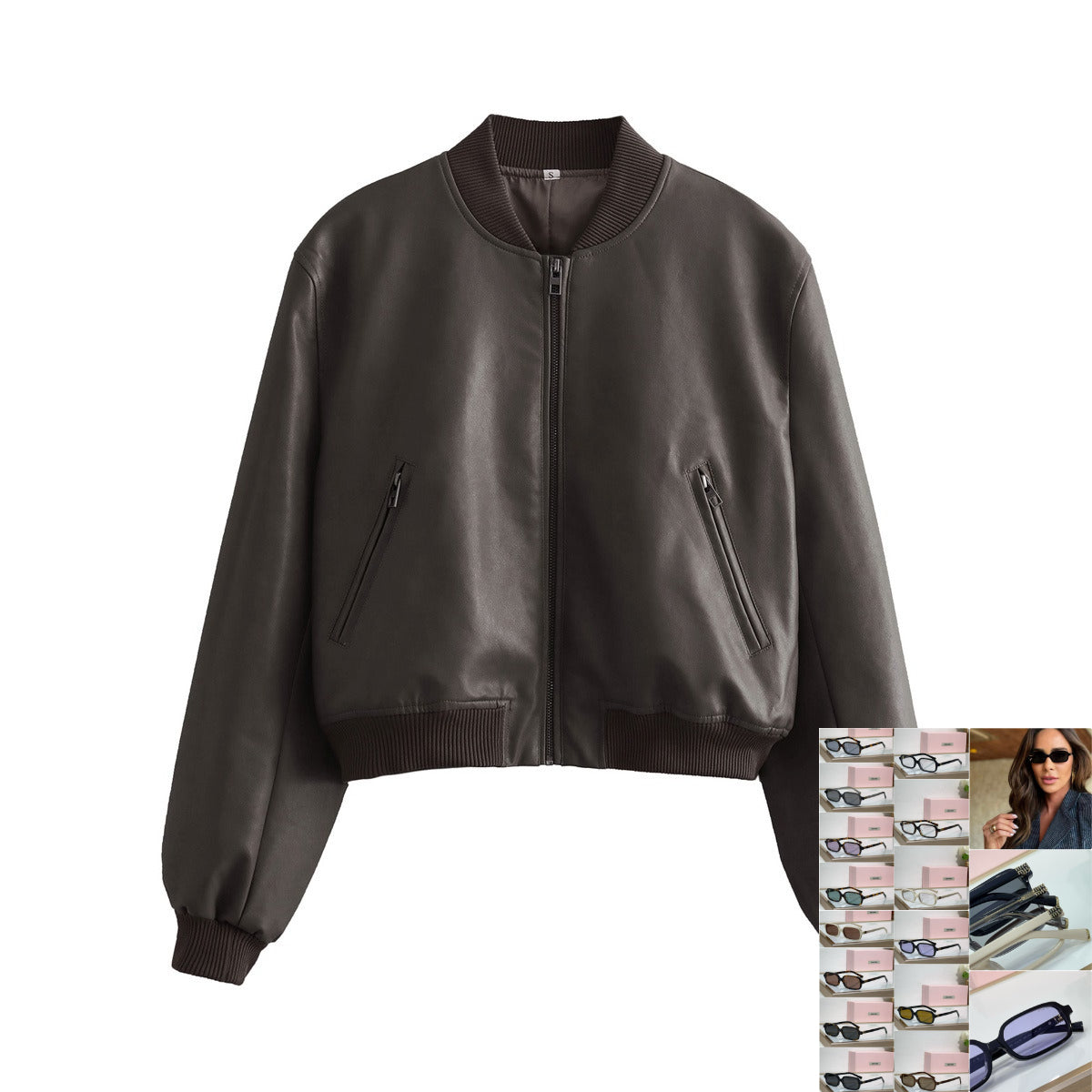 Leather Casual Jacket SA407