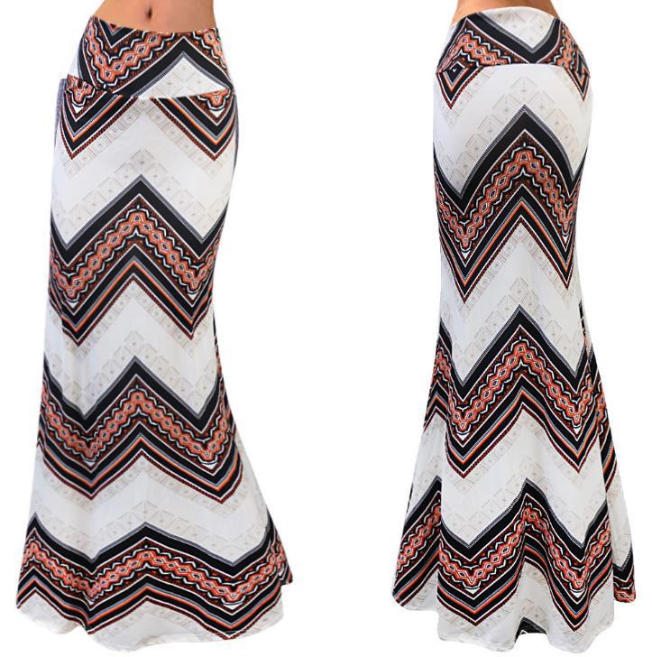 High Waist Elastic Hip Long Skirt 69A684