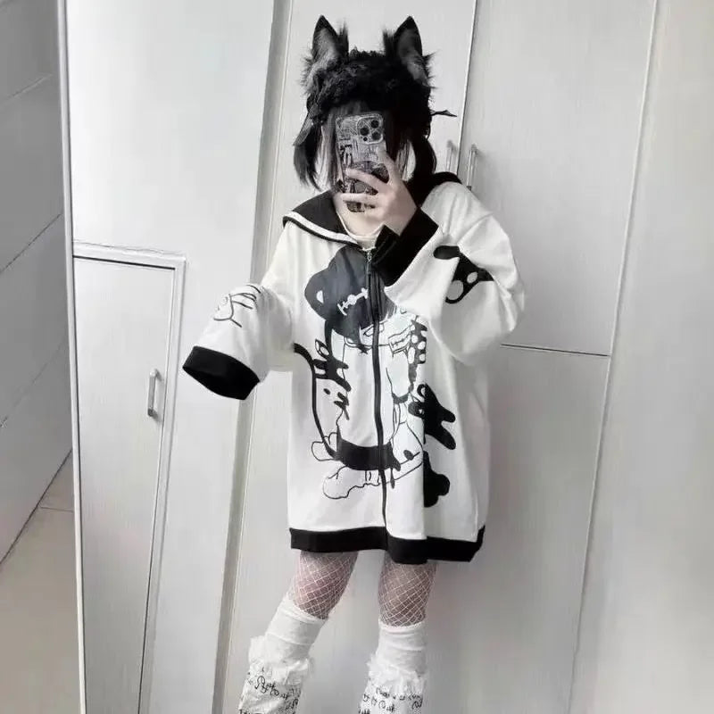 Fashion Cute Lolita Sailor Collar All Match Coats SA160