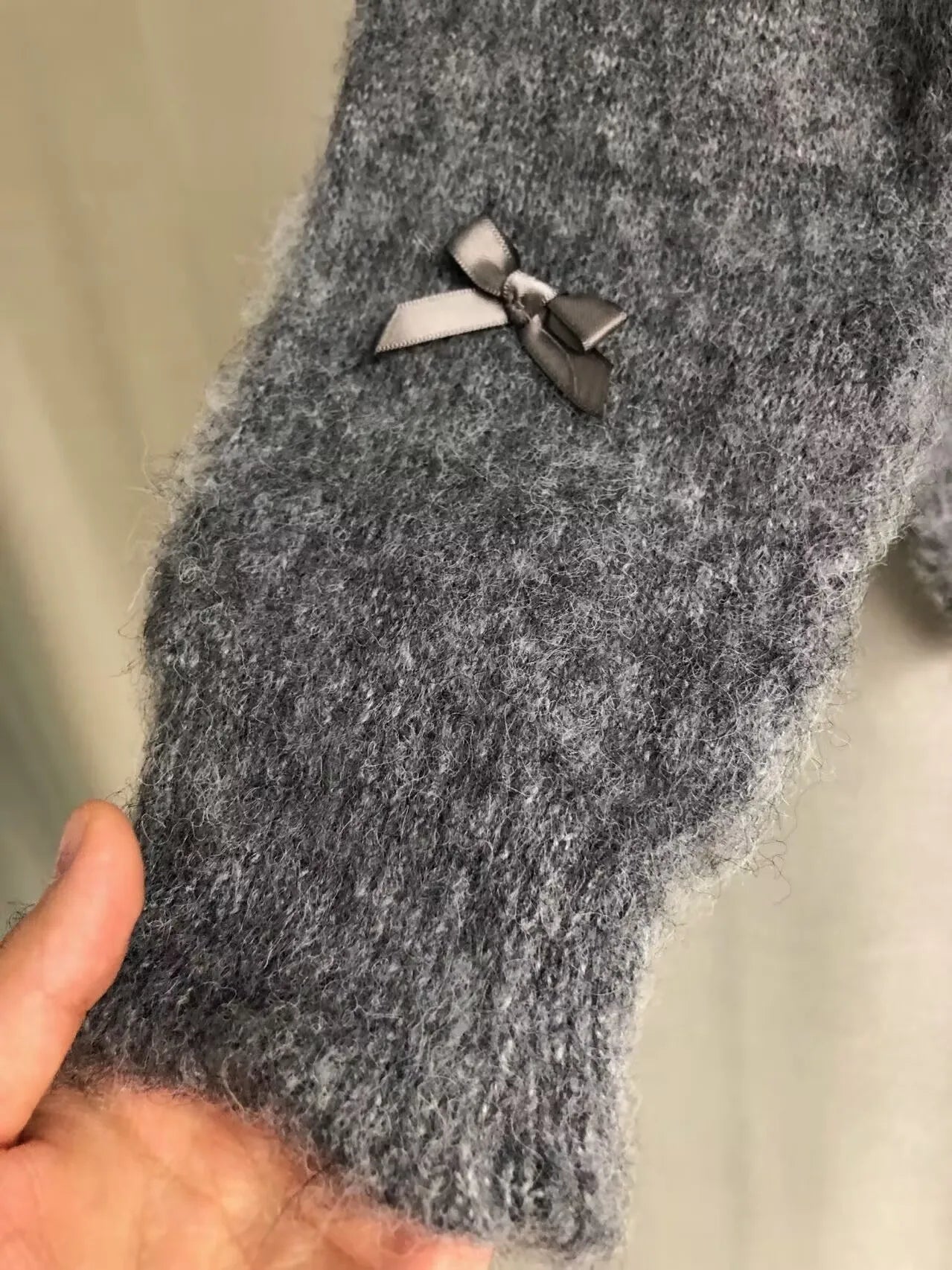 High Soft Mohair Knitted Cardigan SA213