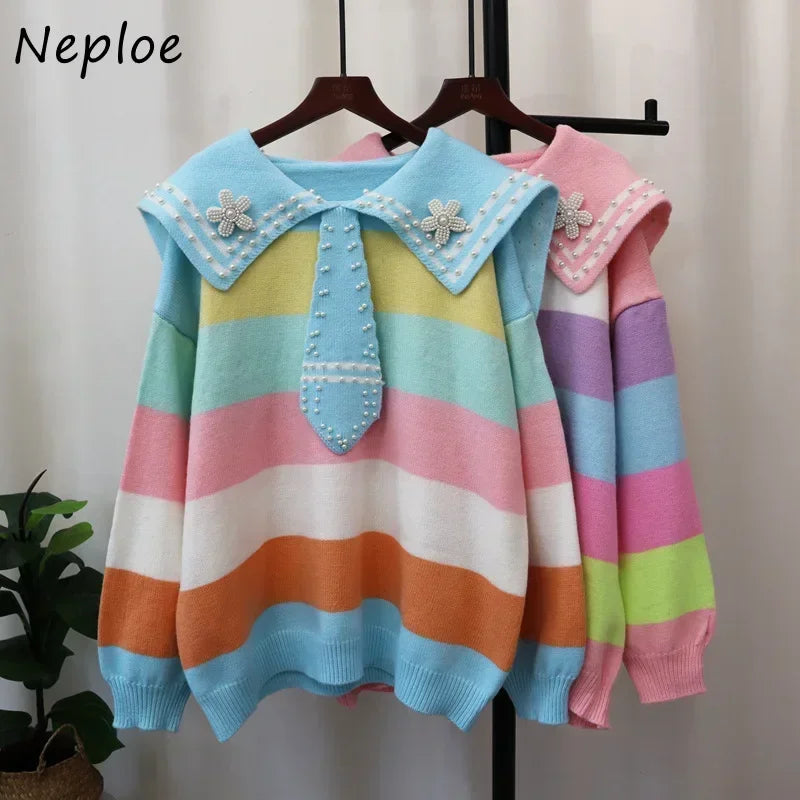 Reduced Age Knitted Pullovers Sweater SA013