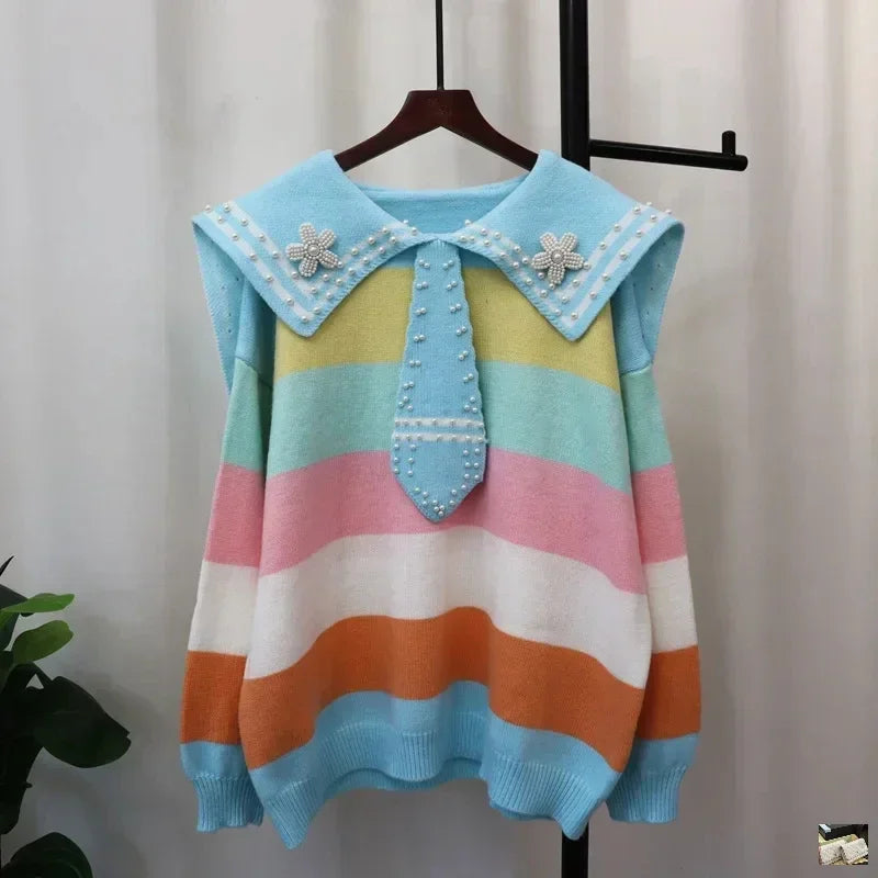 Reduced Age Knitted Pullovers Sweater SA013