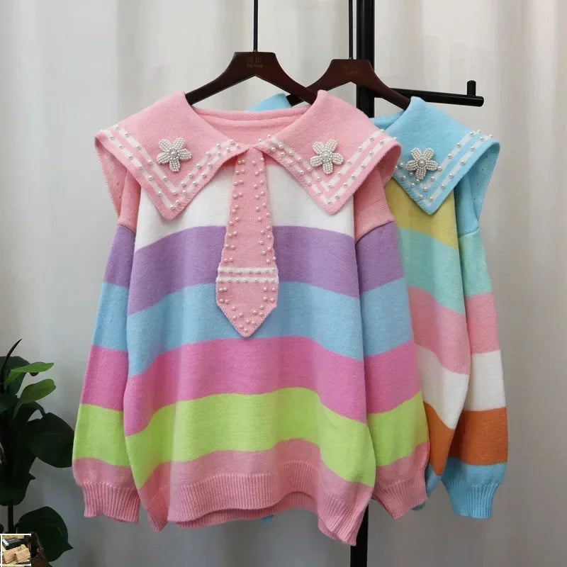 Reduced Age Knitted Pullovers Sweater SA013