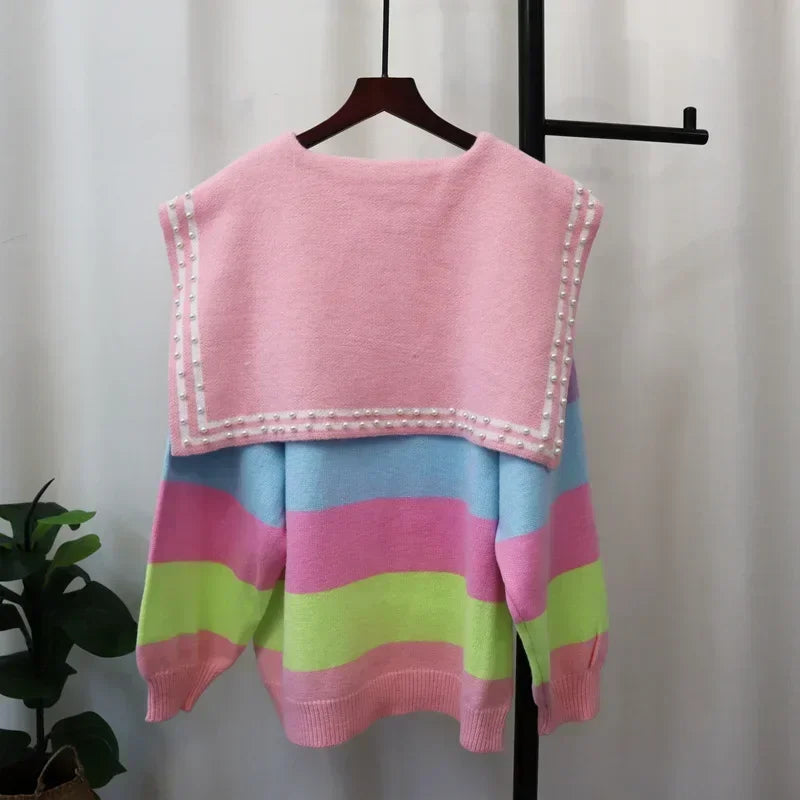 Reduced Age Knitted Pullovers Sweater SA013