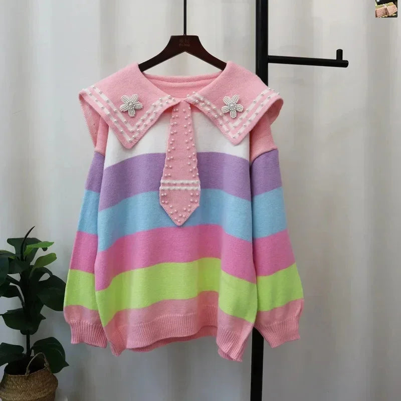 Reduced Age Knitted Pullovers Sweater SA013