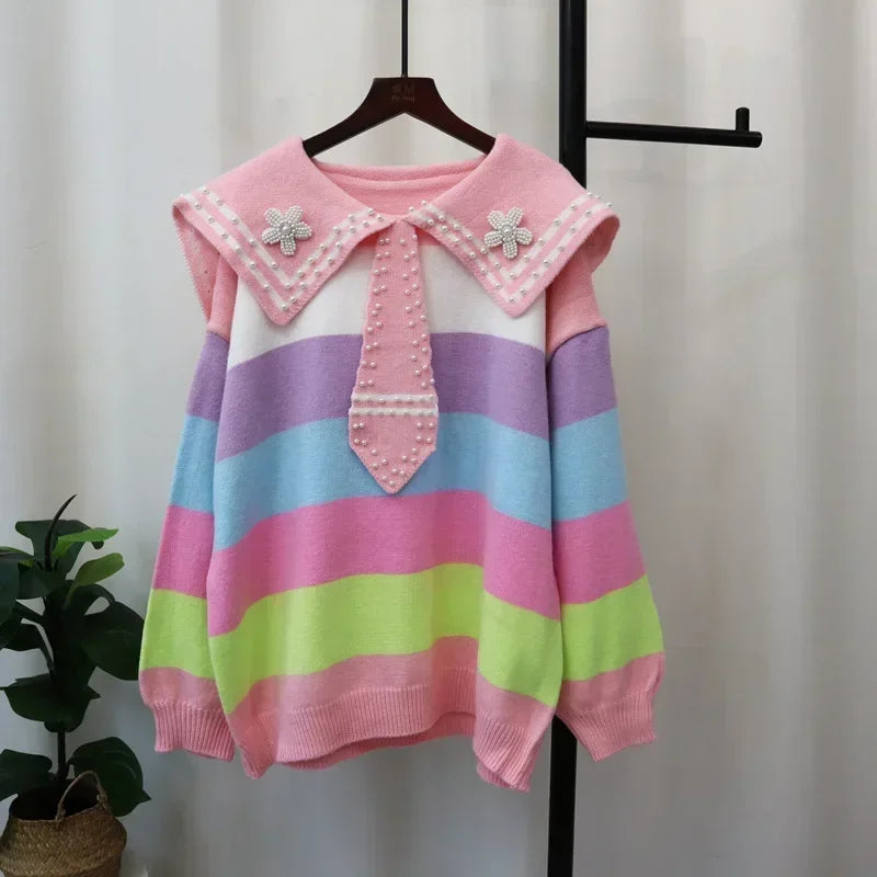 Reduced Age Knitted Pullovers Sweater SA013