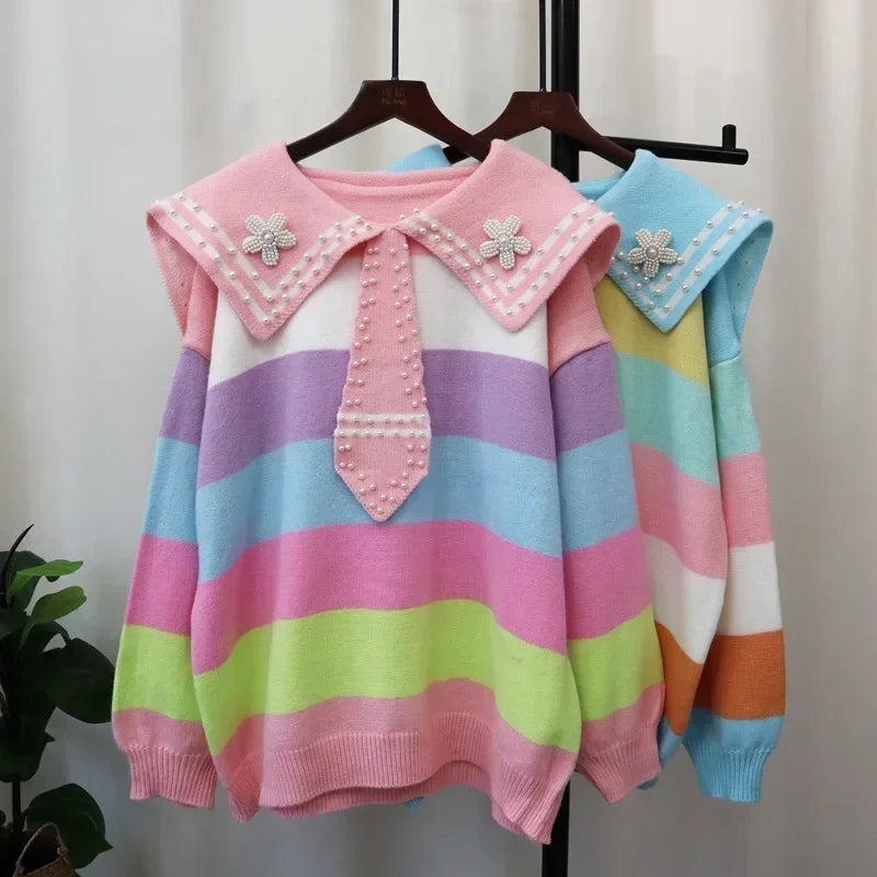 Reduced Age Knitted Pullovers Sweater SA013