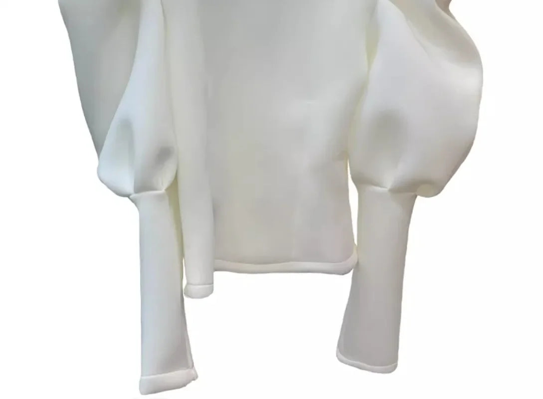 Western Style Puff Sleeve Sweatshirts SA027