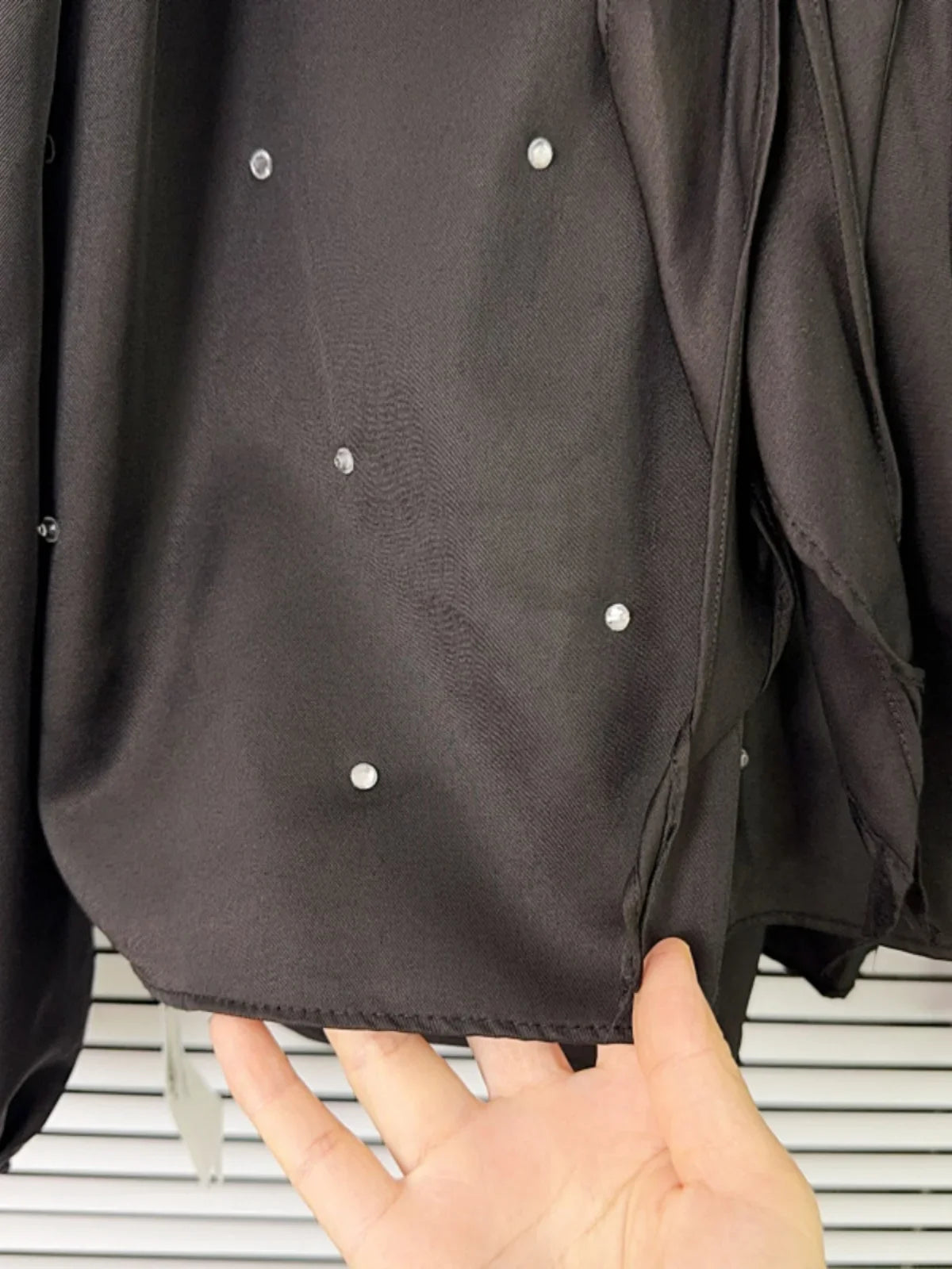 Hot Stamping Shirt Femme Elegant V-neck Blouse