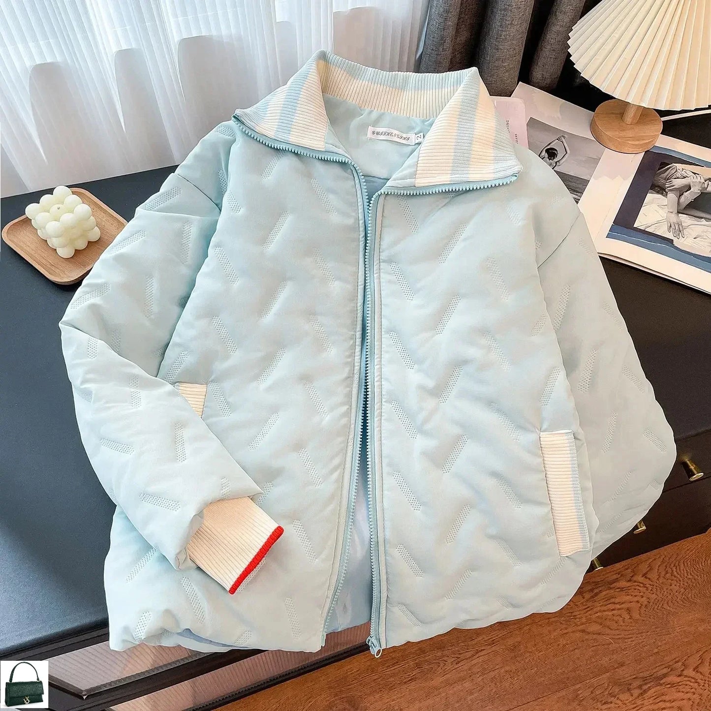 Zip Moda Panelled Parkas SA078
