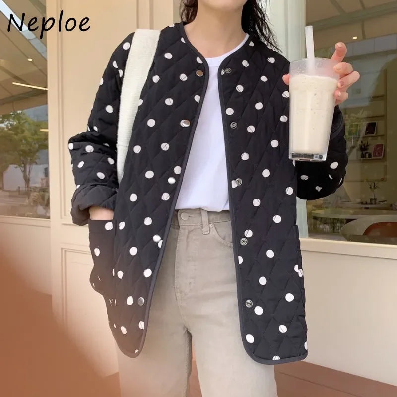 Double Pocket Cotton Sweet Parkas SA028