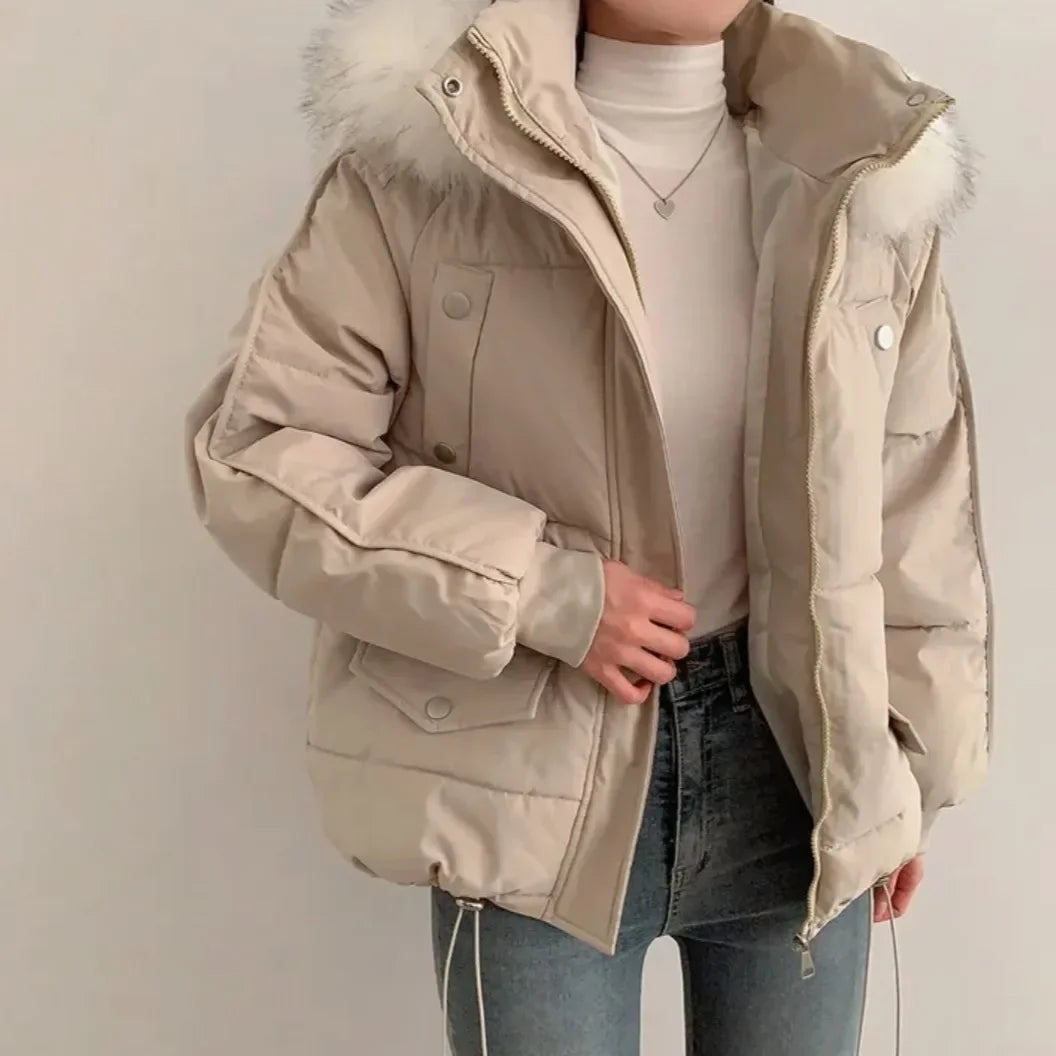 Fur Patchwork Mujer Chaqurta SA092