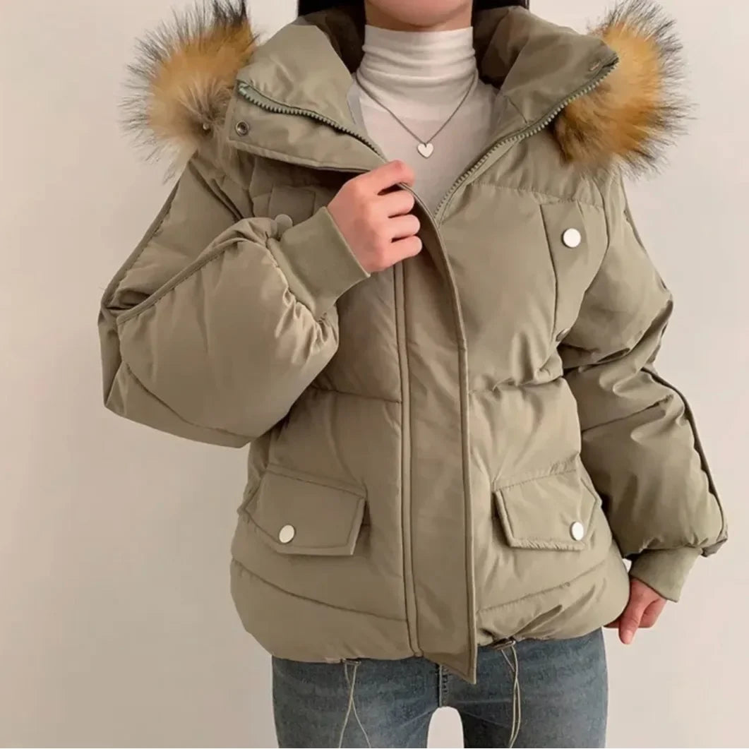 Fur Patchwork Mujer Chaqurta SA092
